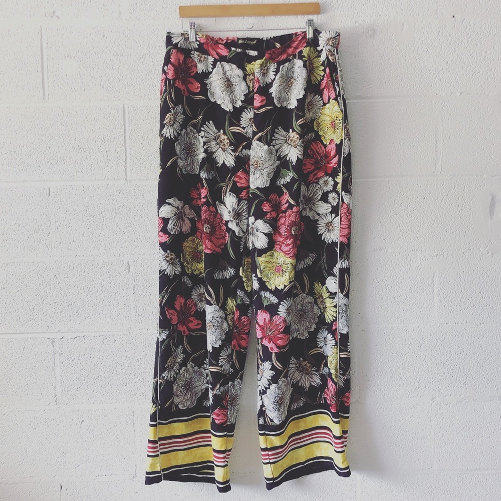 Like An Angel floral wide leg pants sz: 2X